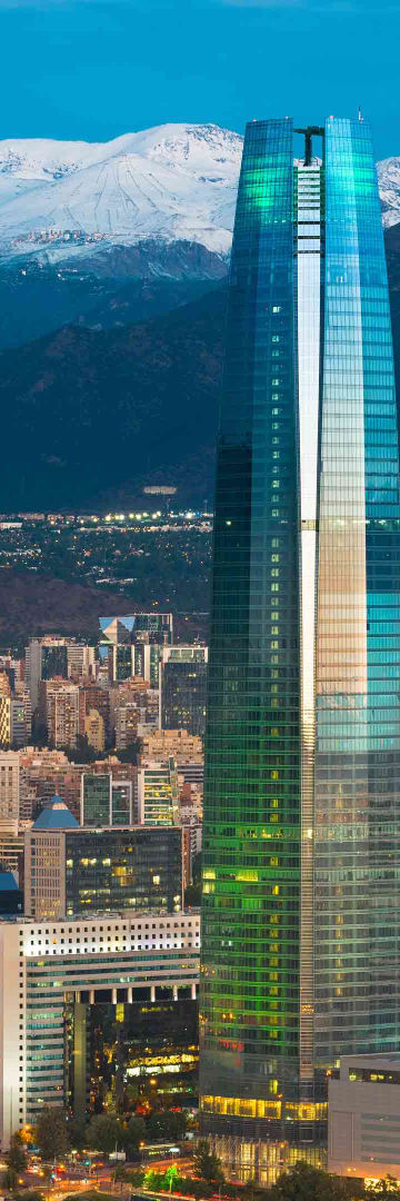 Chile skyline