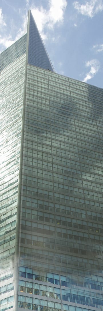 Tall Building, reflective glass