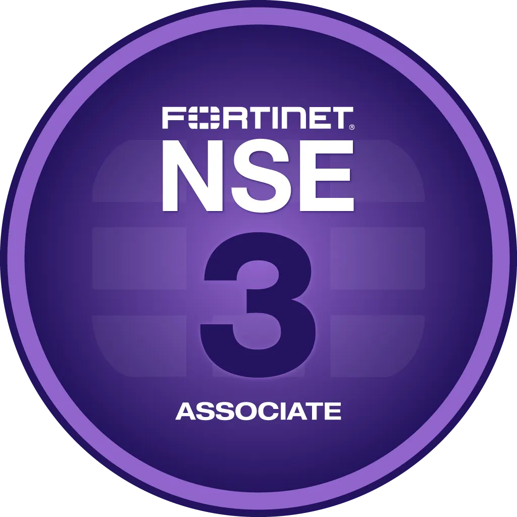 Fortinet's Network Security Expert Digital Badge