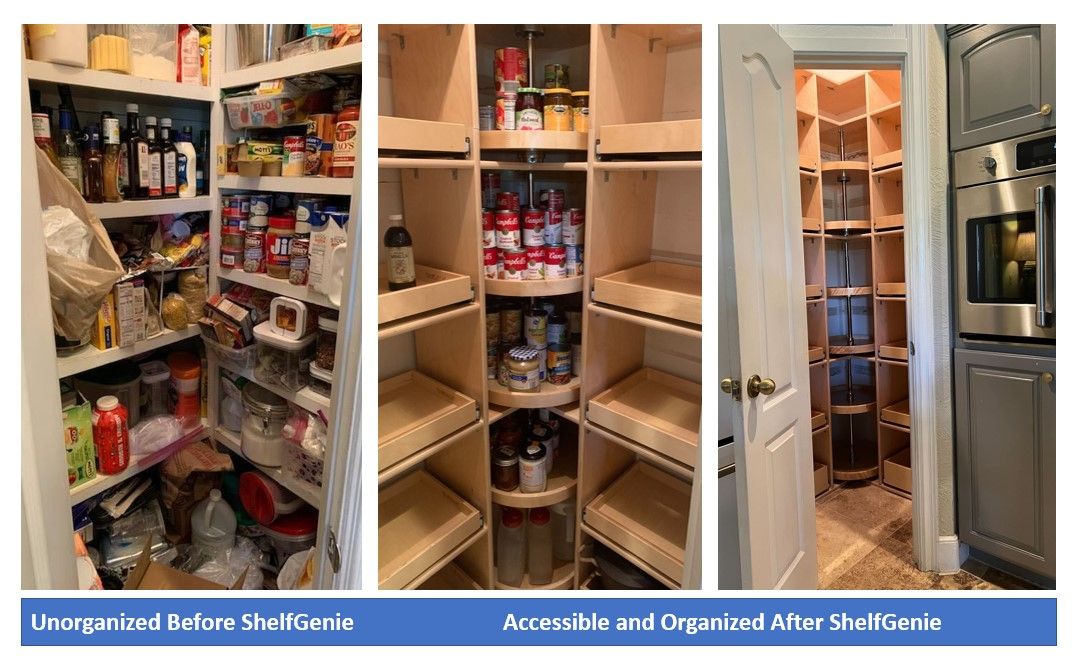 Pantry Pull Out Shelves - Kitchen - Atlanta - by ShelfGenie National