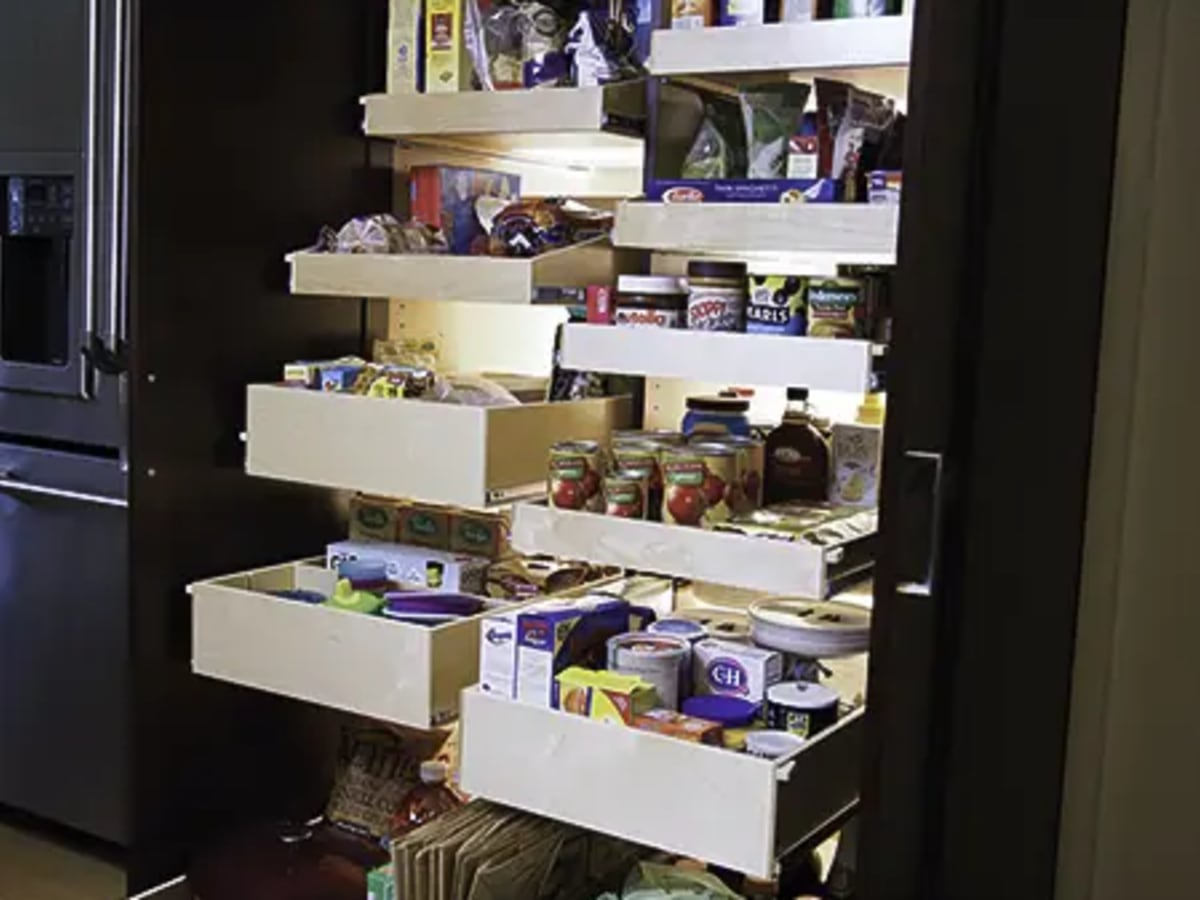 Happy Wife's Pull-out Pantry Shelves — Classy Glam Living