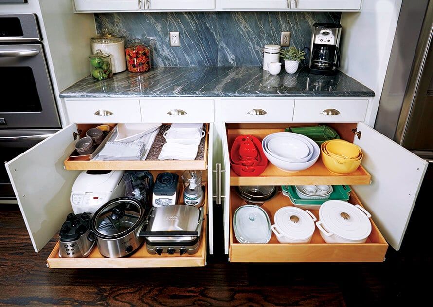 Pull Out Shelves in Baltimore: How We Take Clutter Out Of The Kitchen