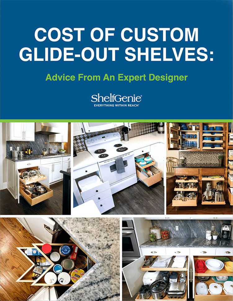 Cost of Custom Glide-out shelves cover