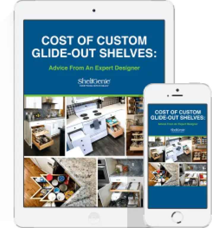 Cost of custom Glide-out Shelves cover phone and tablet preview