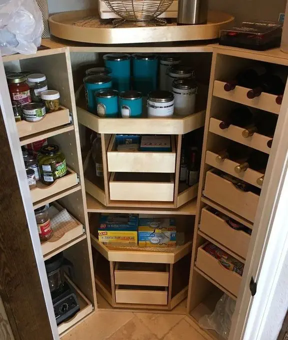 Pantry Glide-Out Shelves