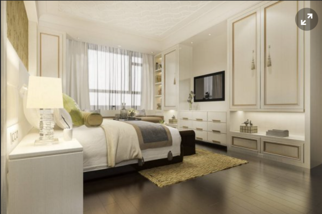 dedicated room for clothes