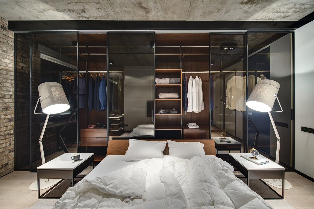 closet behind the bed for built-in closet ideas