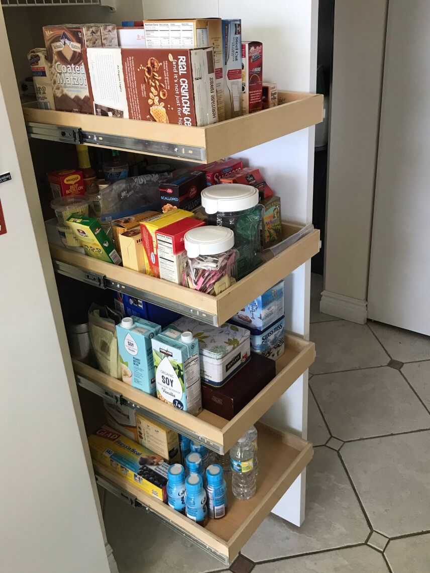 Kitchen Pantry Shelving Systems and Custom Pantry Storage