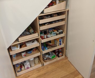 Custom Pantry Shelving by ShelfGenie