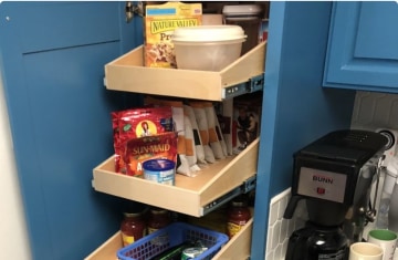 Kitchen Storage and Organization with ShelfGenie Glide-out Drawers