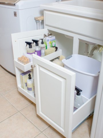 Shelf Genie helps you organize your kitchen and bathroom