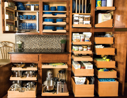 Pantry Pull Out Shelves - Kitchen - Atlanta - by ShelfGenie