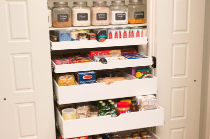 New Pantry Shelves in Peachtree Corners in Time for the Holidays