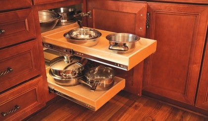 Storage Solutions for the Blind Corner Cabinet