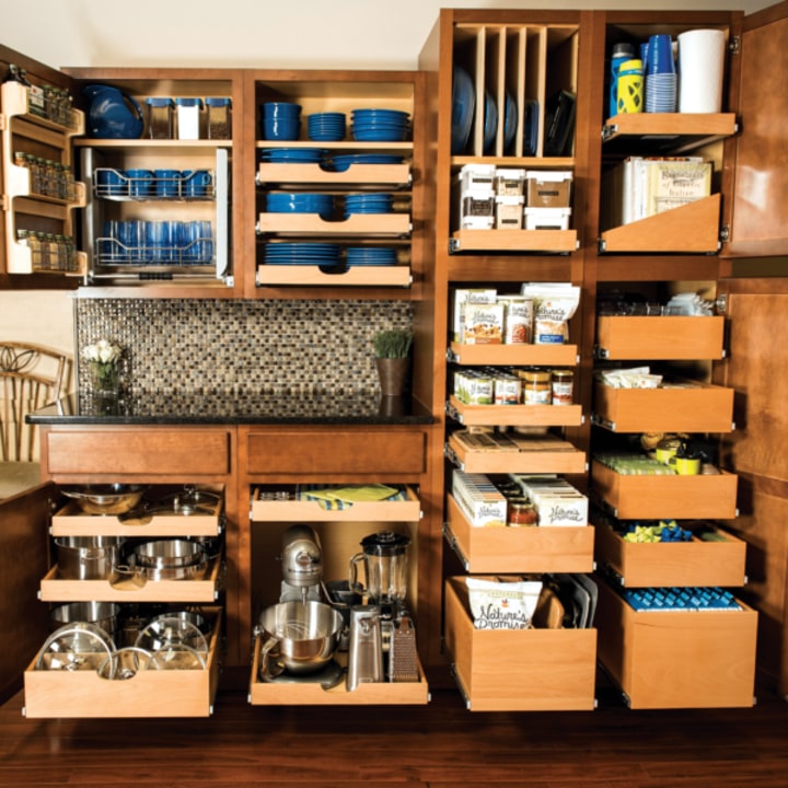 Pull Out Spice Rack Cabinet Drawer