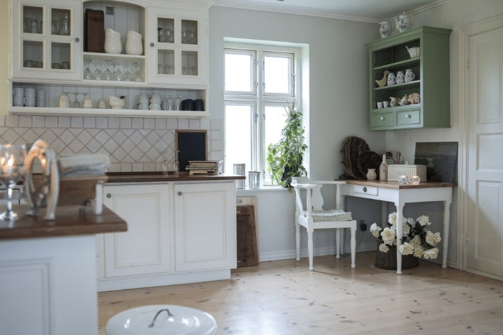 kitchen shelves