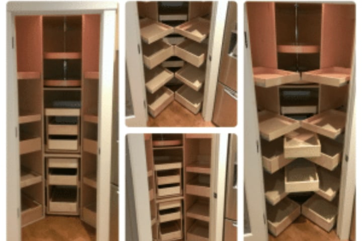 Kitchen Storage and Organization with ShelfGenie Glide-out Drawers - Mother  Daughter Projects