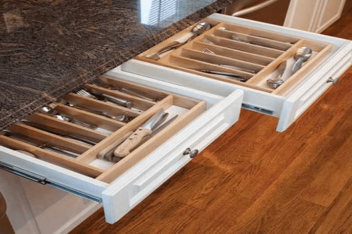 Kitchen Storage and Organization with ShelfGenie Glide-out Drawers - Mother  Daughter Projects