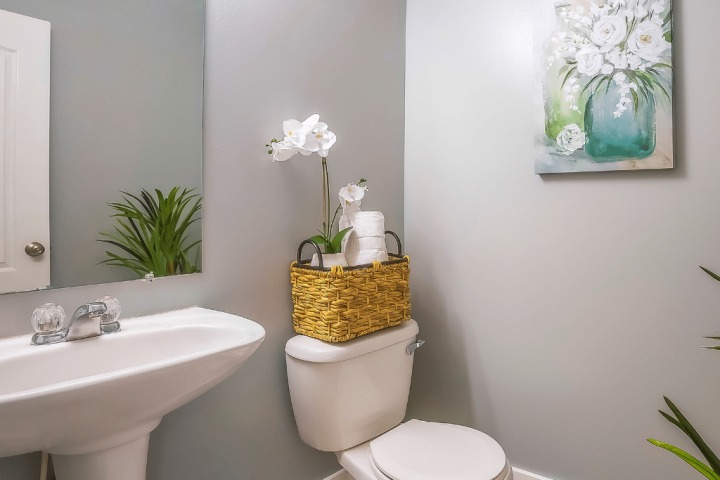 You can add as many decorations and art as you want to your bathroom for small bathroom remodel ideas