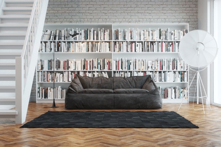 Custom-made bookshelves