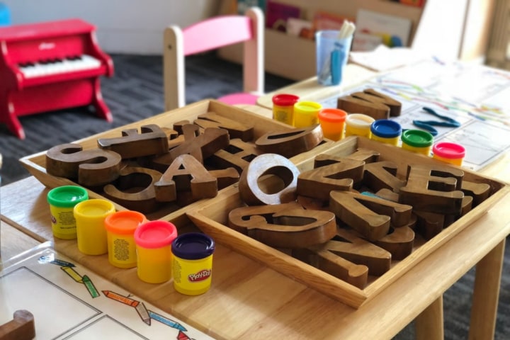 puzzle tray as toy storage ideas for small spaces