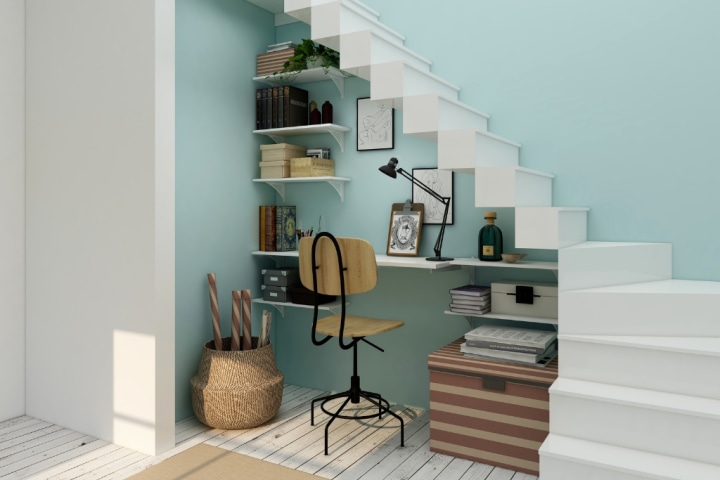6 Incredible Examples of Shelving in Small Spaces