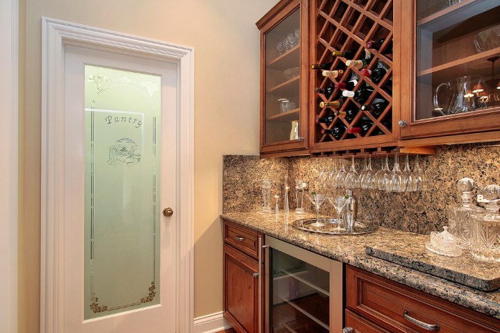 classic wine cabinet as butler pantry ideas