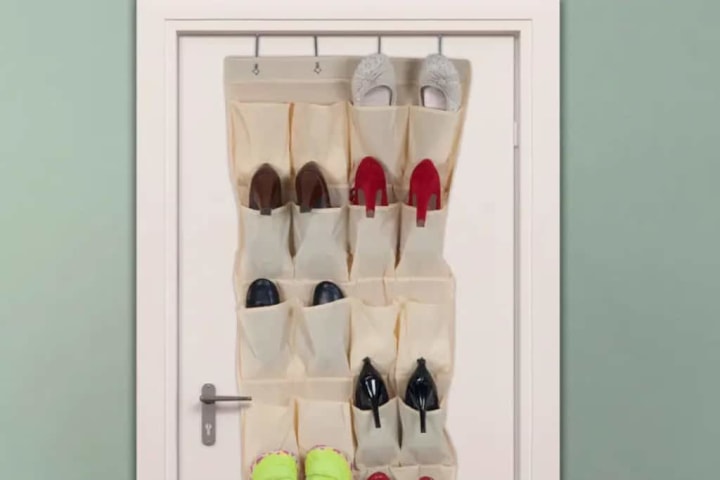 over the door organizer as part of organizational gift ideas