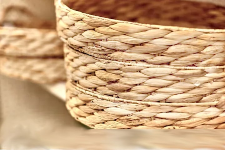 Woven Baskets aspart of organizational gift ideas