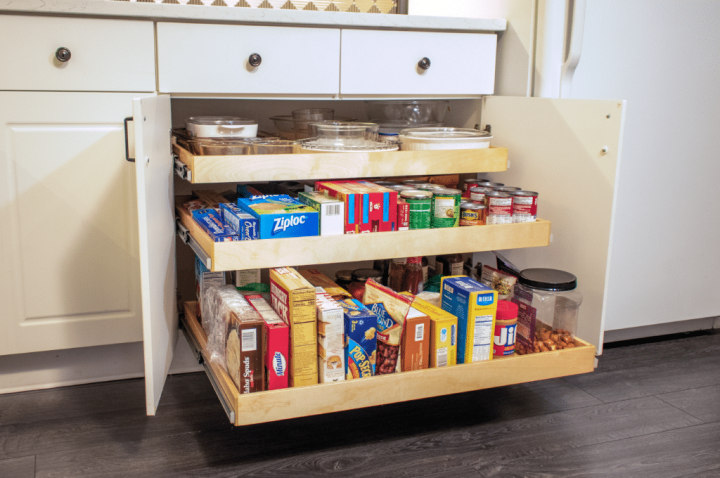 Adjust Shelves to Save Pantry Space