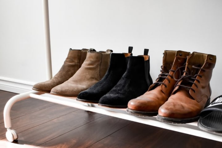 boots, boot storage, boot rack