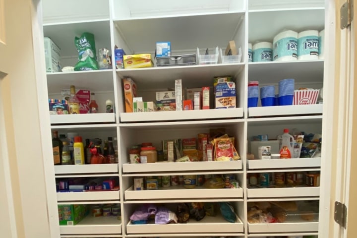 Pantry shelving