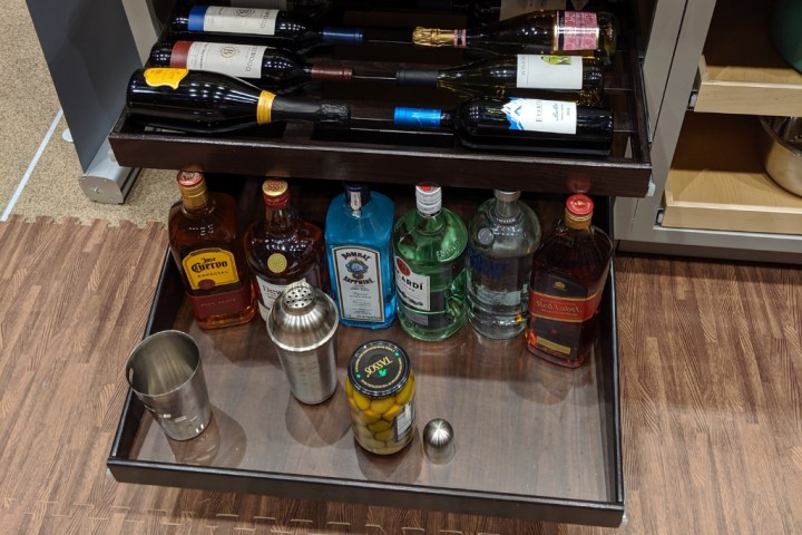  ShelfGenie pull out wine and liquor drawers