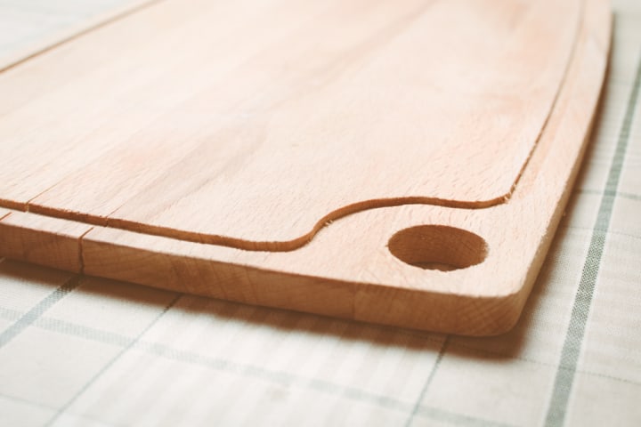 cutting board, drawer, cut-out, pull-out