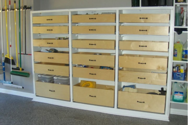 Space-Saving Tool Cabinet