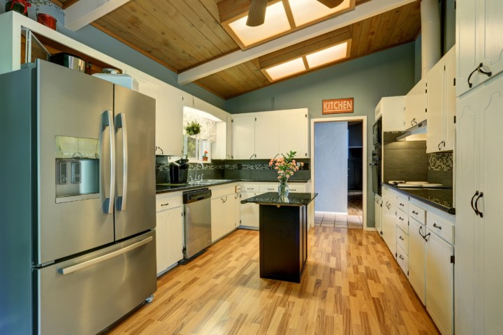 Modern blue kitchen