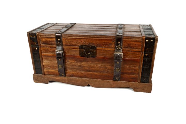 Old trunk for storage