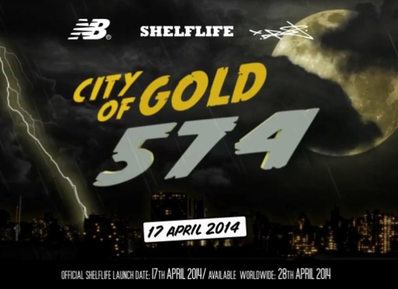 New Balance x Shelflife x Dr.Z - "City of Gold 574"