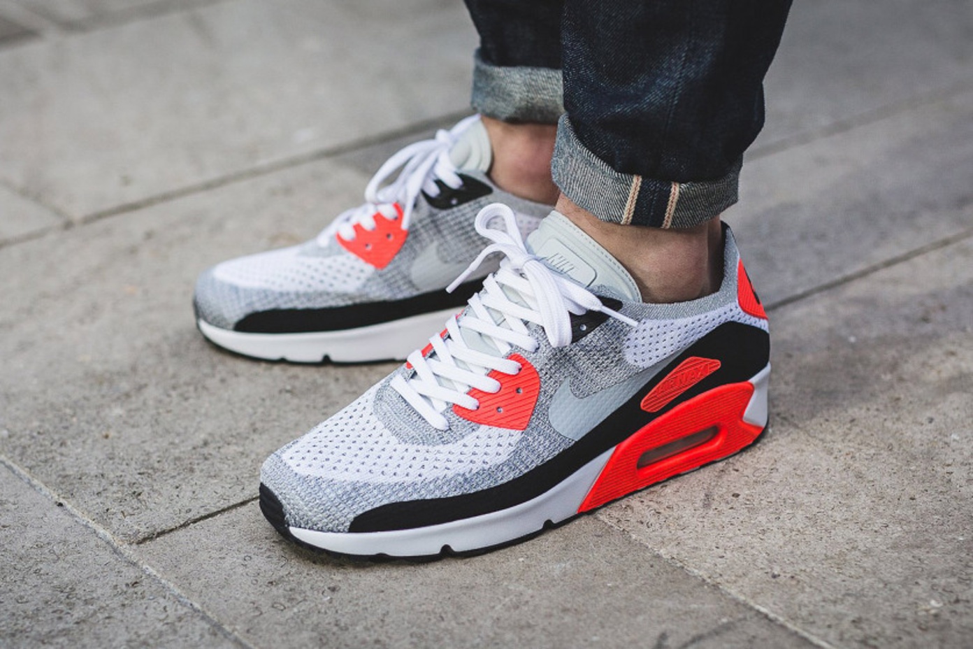 nike air max 90 infrared flyknit