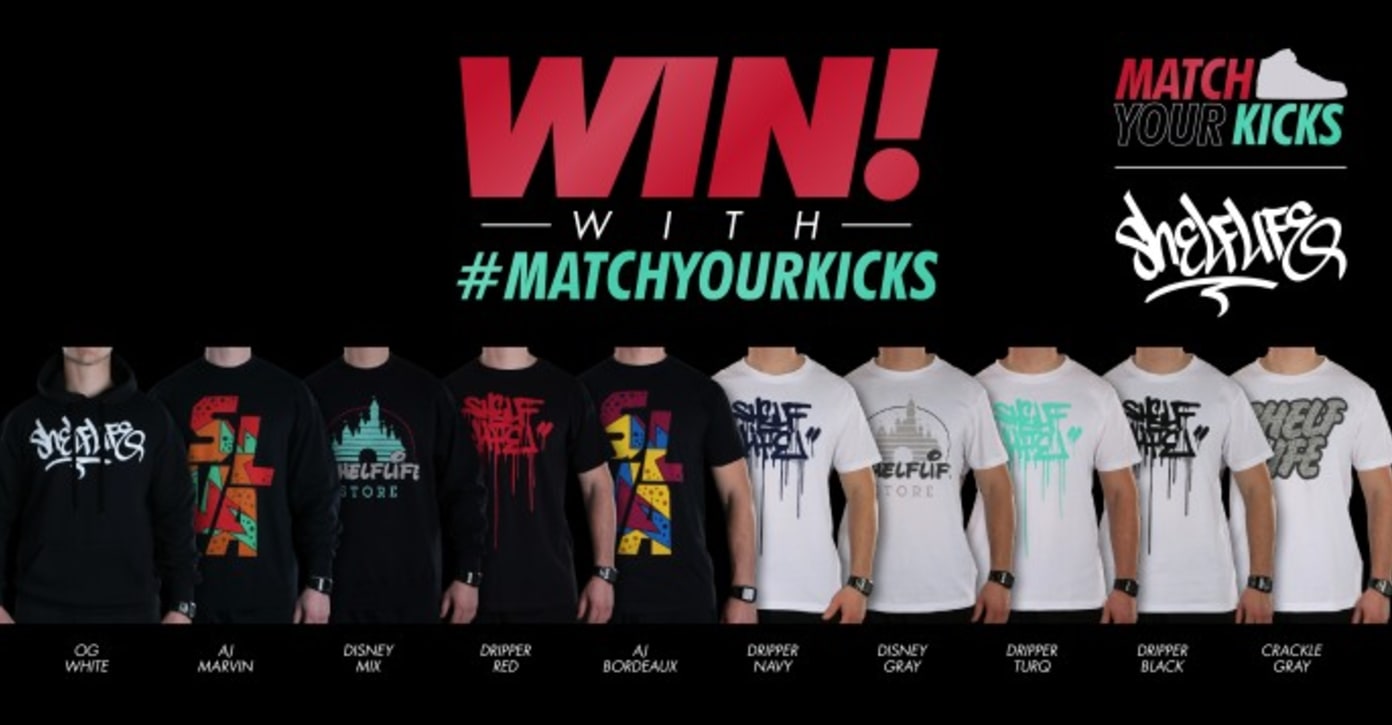 Win with Shelflife Match Your Kicks