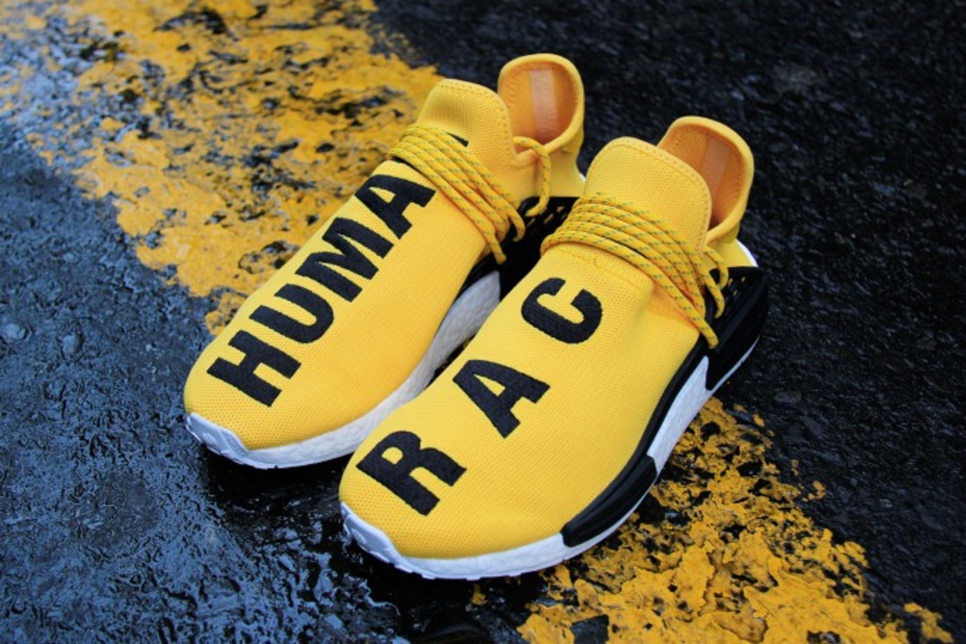 human race shoes yellow price