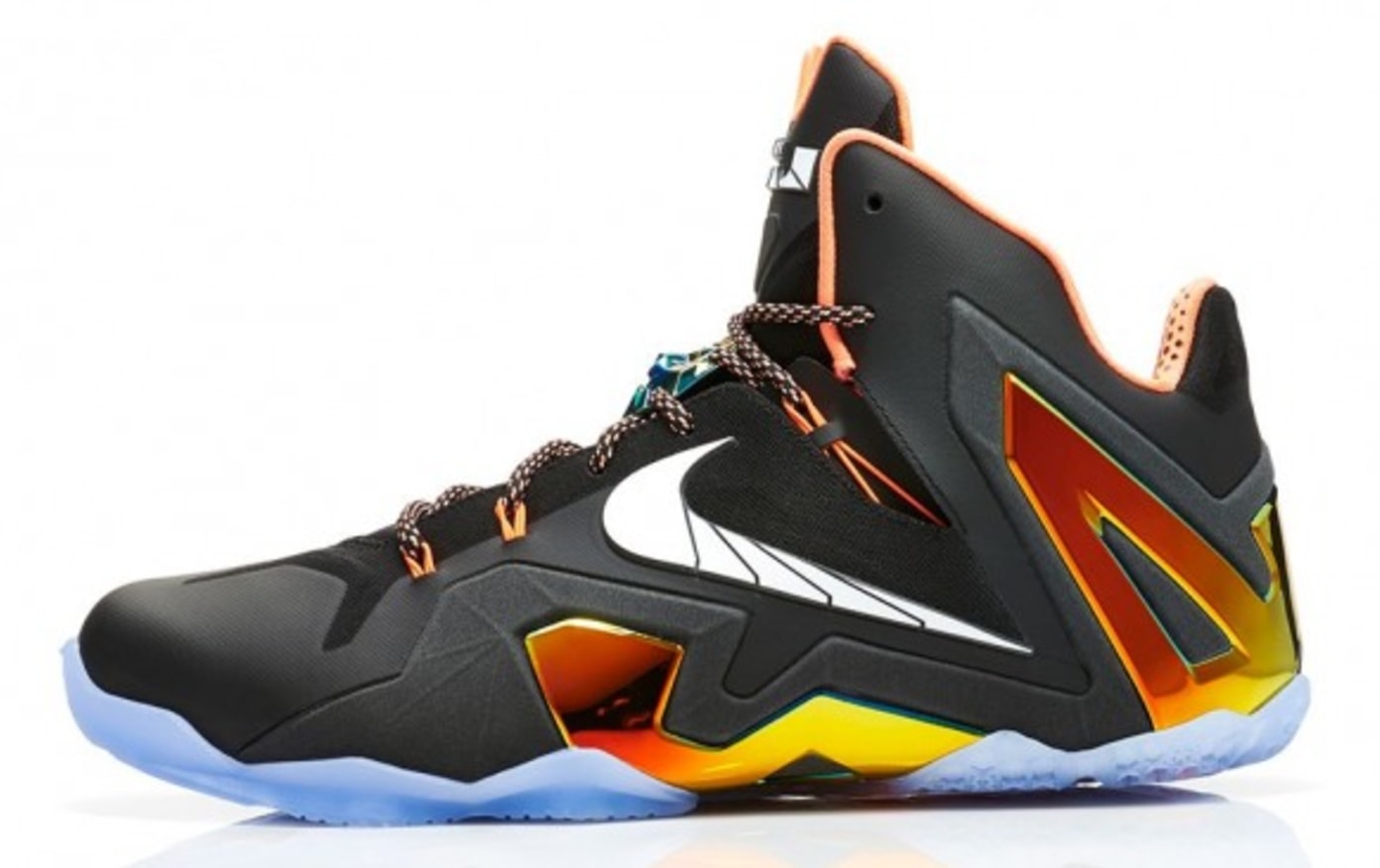 lebron 11 orange and blue