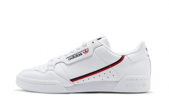 adidas continental 8 total white