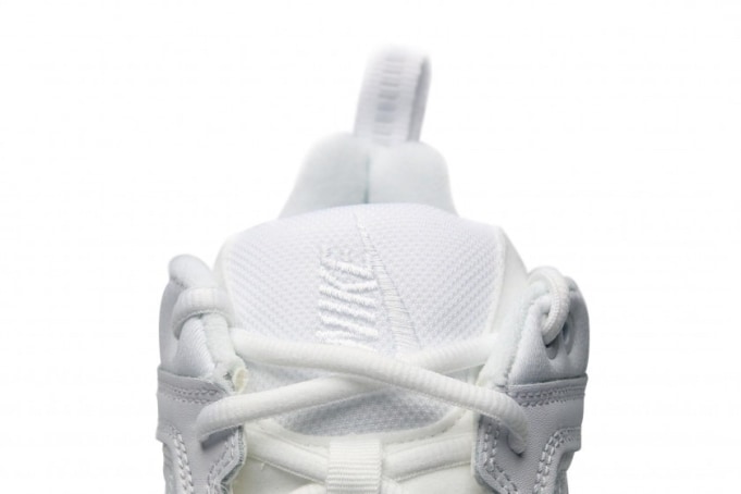 nike m2k tekno sneakers in triple white