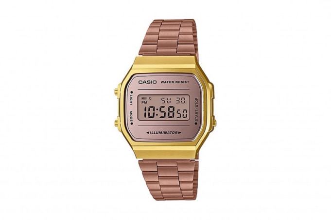 casio a168w rose gold