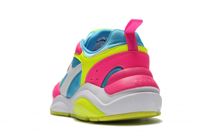 diadora whizz run 90's fluo