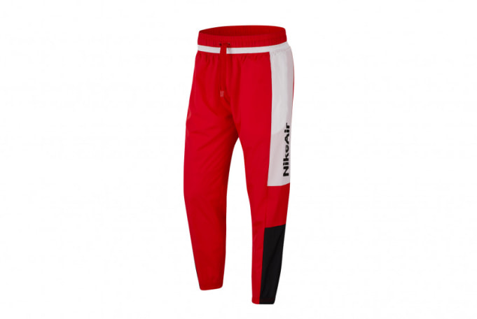 nike track pants red