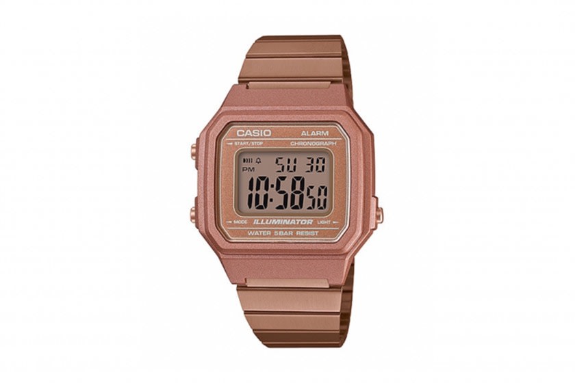 casio a159 rose gold