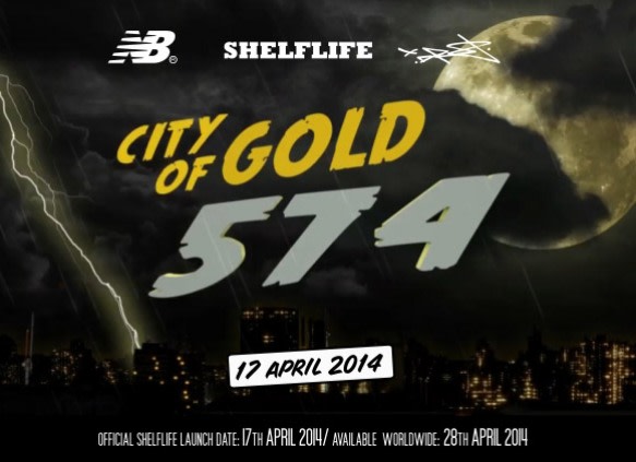 New Balance x Shelflife x Dr.Z - "City of Gold 574"