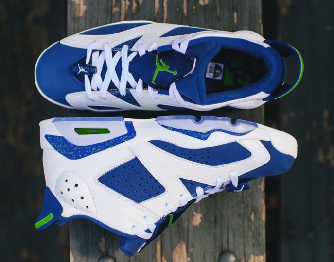 air jordan 6 seahawks